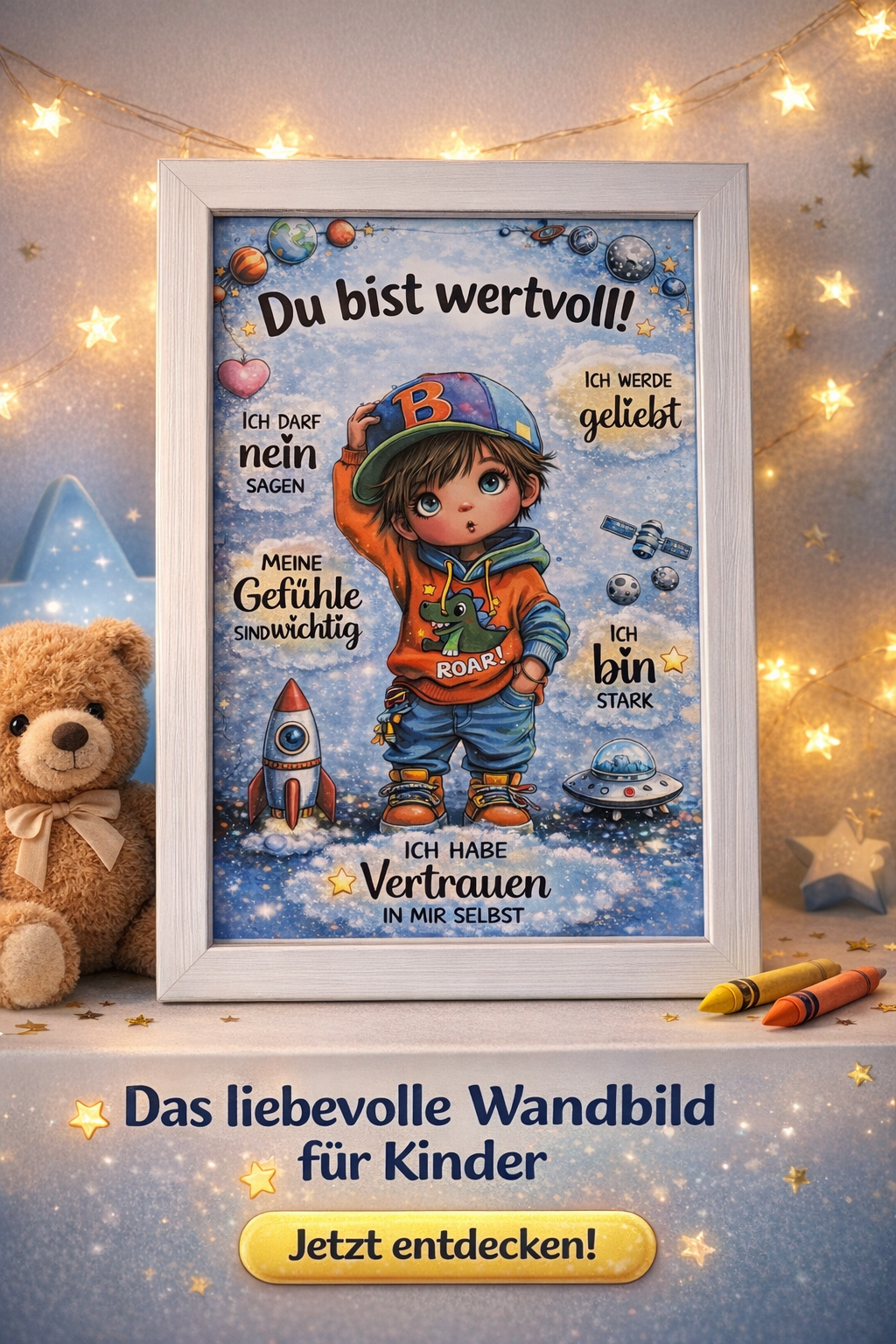 Poster „Du bist wertvoll“